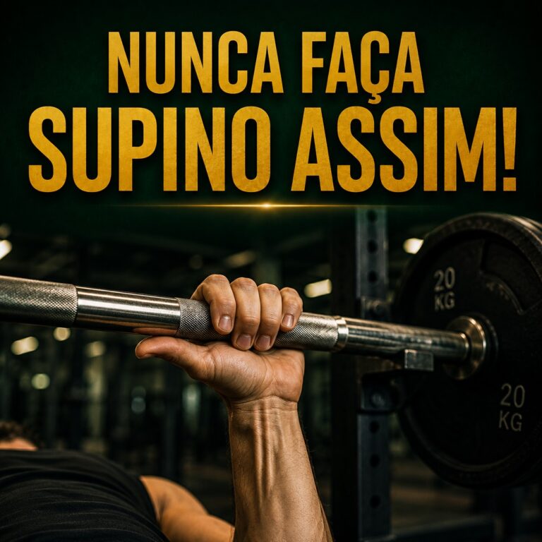Nunca faça supino assim! O que os estudos mostram