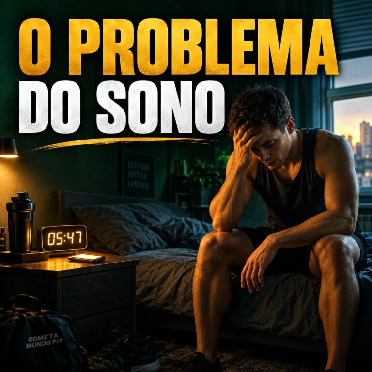 Uma única noite sem dormir pode derrubar sua testosterona em 24% e sua síntese de proteína muscular em quase 20%: o que a ciência do sono mostra sobre hipertrofia