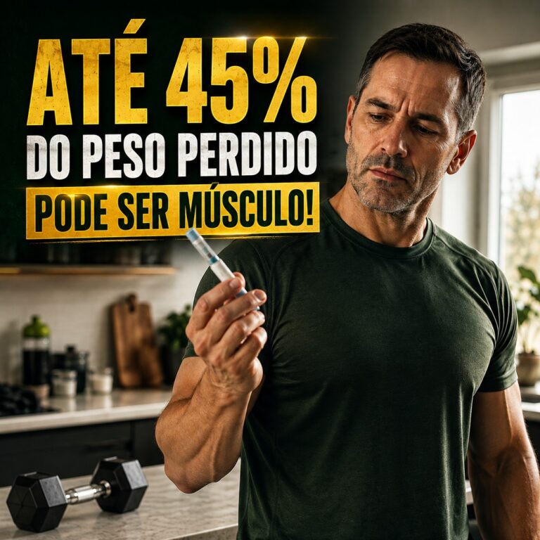 Milhões tomam Ozempic ou Mounjaro achando que só perdem gordura: estudos mostram que até 45% do peso pode ser músculo