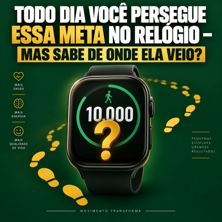 A meta dos 10 mil passos tem uma origem estranha