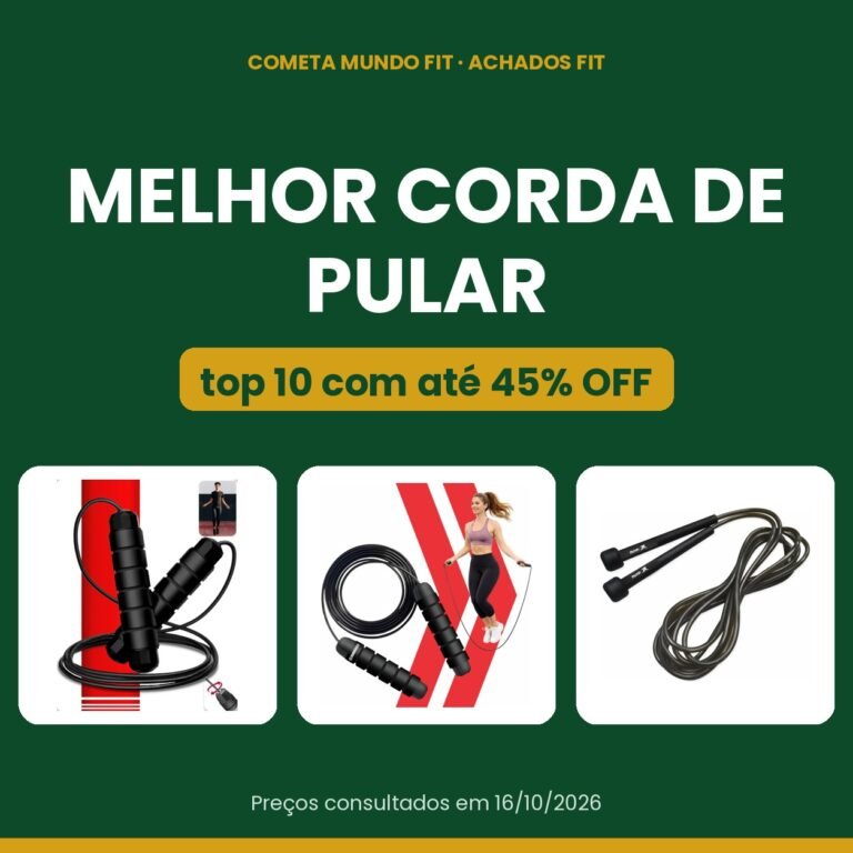 Melhor Corda de Pular: Top 10 com Até 45% OFF (Speed, Aço e Segmentada)