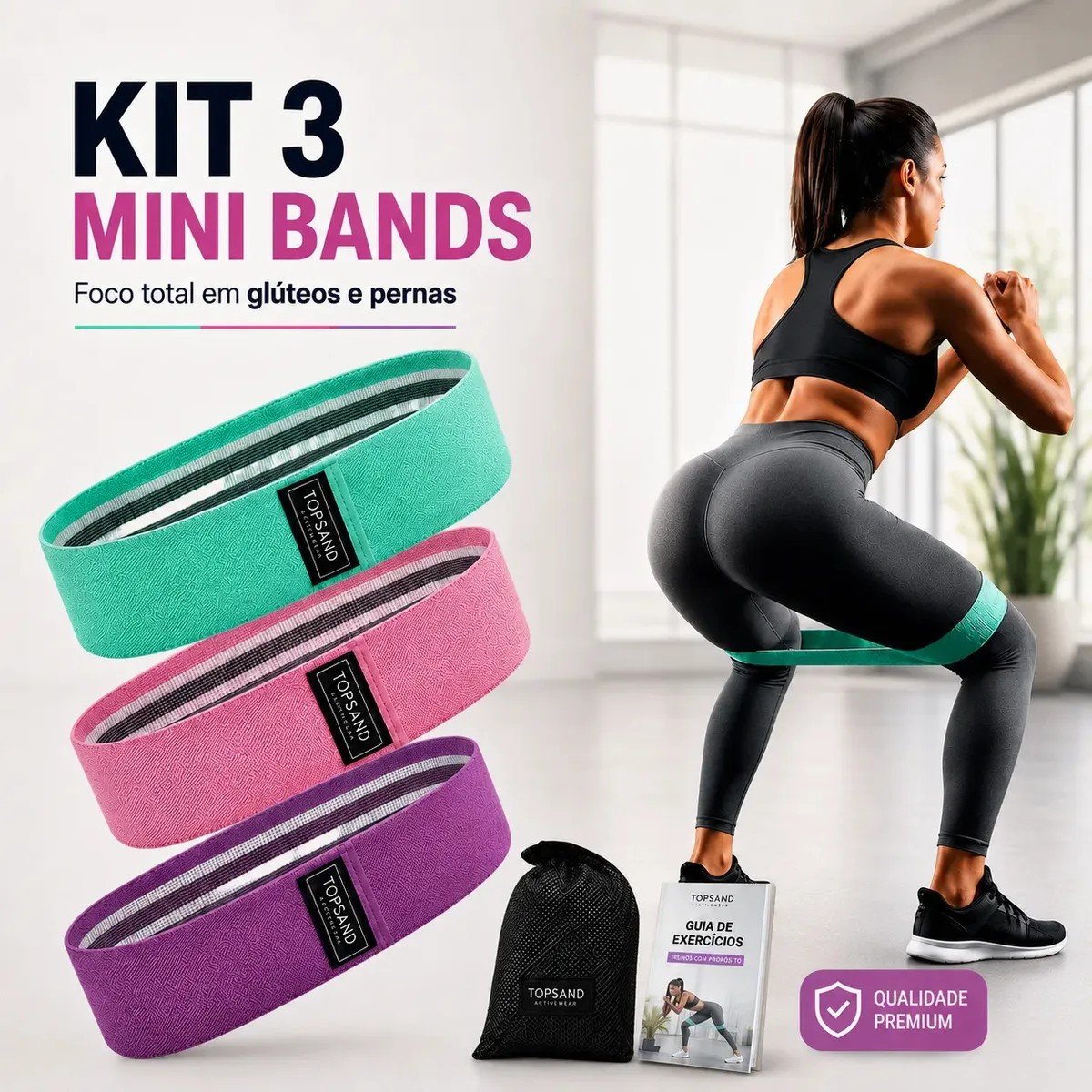 Kit 3 Mini Bands