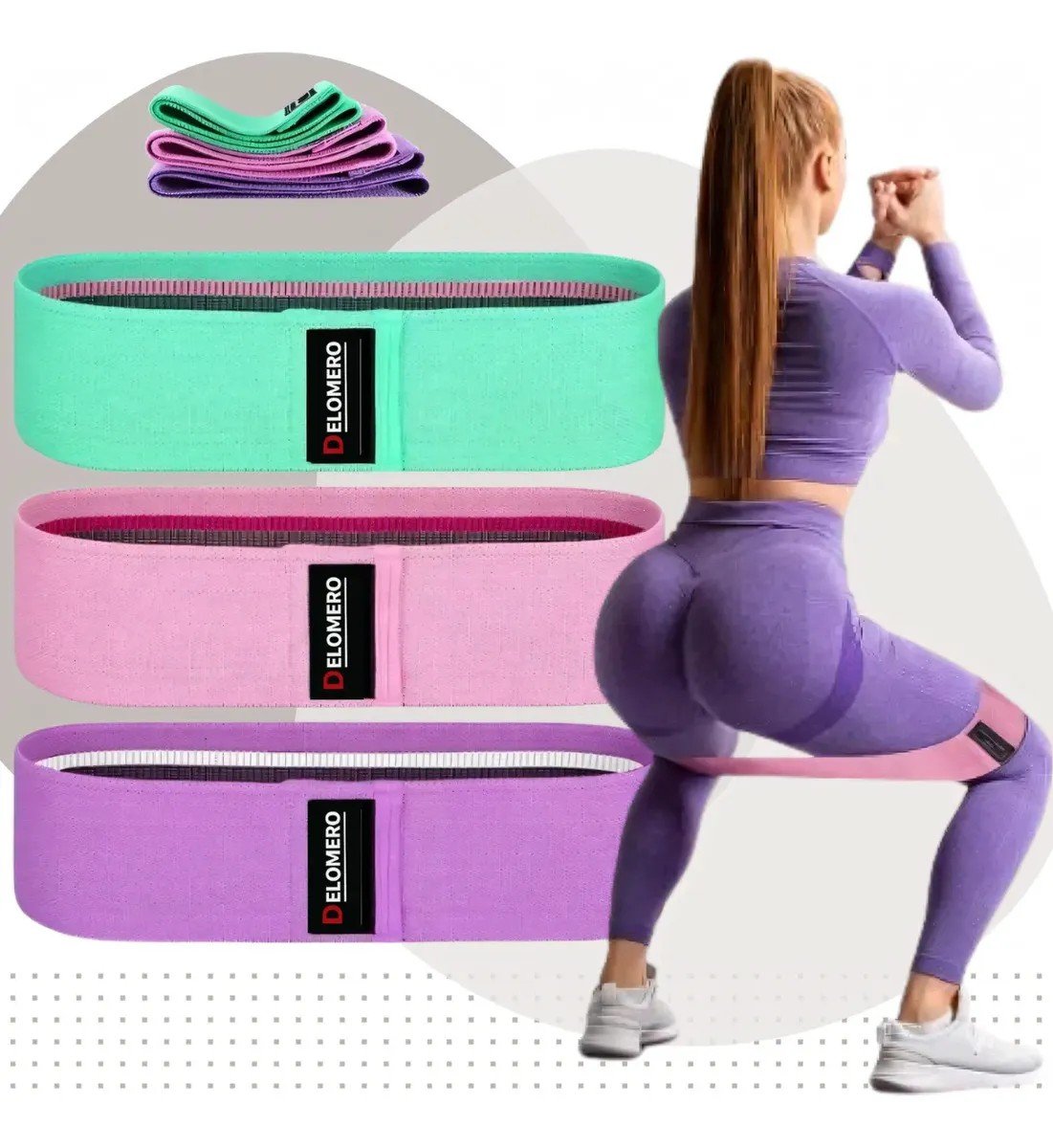 Kit 3 Hip Bands